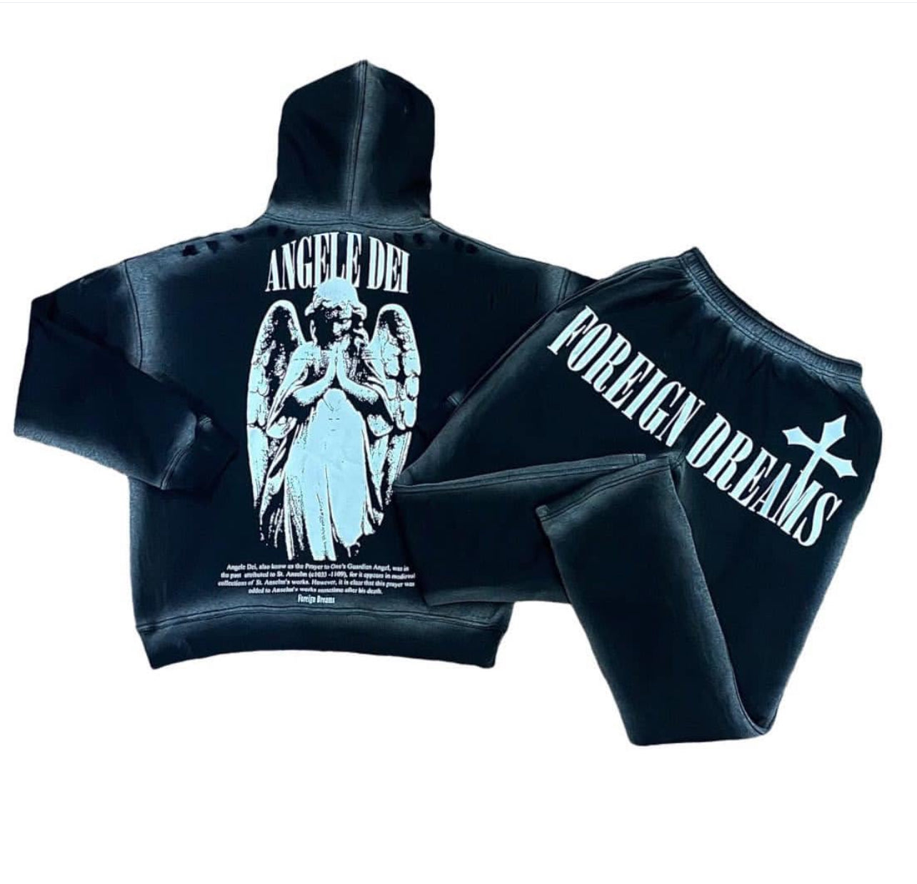 Angel Dei - Hoodie and Flair Pants Set