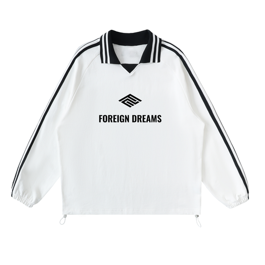 FD Sport Lapel Collar Sweatshirt