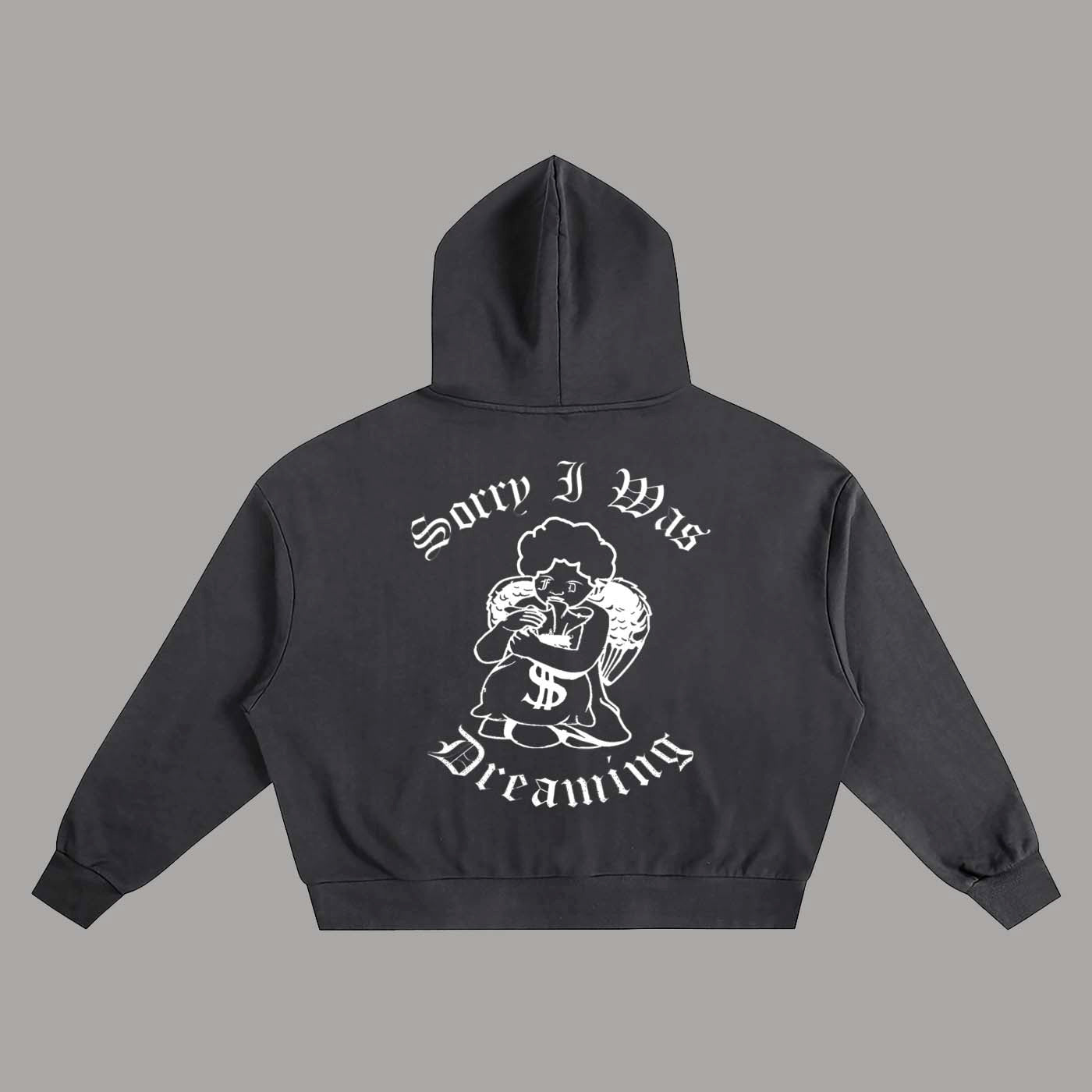 Sorry I was Dreaming Hoodie and Jogger Set - Black